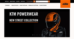 Desktop Screenshot of ktm-webshop.hu